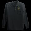 Long Sleeve Silk Touch Polo with Pocket Thumbnail