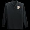 Long Sleeve Silk Touch Polo with Pocket Thumbnail