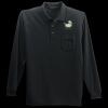 Long Sleeve Silk Touch Polo with Pocket Thumbnail