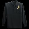 Long Sleeve Silk Touch Polo with Pocket Thumbnail