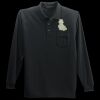 Long Sleeve Silk Touch Polo with Pocket Thumbnail