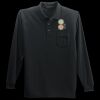 Long Sleeve Silk Touch Polo with Pocket Thumbnail