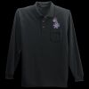 Long Sleeve Silk Touch Polo with Pocket Thumbnail