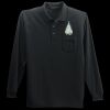 Long Sleeve Silk Touch Polo with Pocket Thumbnail