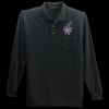 Long Sleeve Silk Touch Polo with Pocket Thumbnail