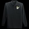 Long Sleeve Silk Touch Polo with Pocket Thumbnail
