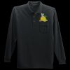 Long Sleeve Silk Touch Polo with Pocket Thumbnail