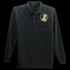 Long Sleeve Silk Touch Polo with Pocket Thumbnail