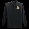 Long Sleeve Silk Touch Polo with Pocket Thumbnail