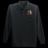 Long Sleeve Silk Touch Polo with Pocket Thumbnail