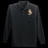 Long Sleeve Silk Touch Polo with Pocket Thumbnail
