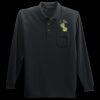 Long Sleeve Silk Touch Polo with Pocket Thumbnail