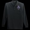 Long Sleeve Silk Touch Polo with Pocket Thumbnail
