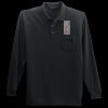 Long Sleeve Silk Touch Polo with Pocket Thumbnail
