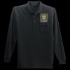 Long Sleeve Silk Touch Polo with Pocket Thumbnail
