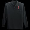 Long Sleeve Silk Touch Polo with Pocket Thumbnail
