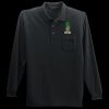 Long Sleeve Silk Touch Polo with Pocket Thumbnail