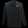 Long Sleeve Silk Touch Polo with Pocket Thumbnail