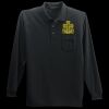 Long Sleeve Silk Touch Polo with Pocket Thumbnail