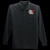 Long Sleeve Silk Touch Polo with Pocket Thumbnail