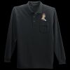 Long Sleeve Silk Touch Polo with Pocket Thumbnail
