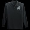 Long Sleeve Silk Touch Polo with Pocket Thumbnail