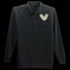 Long Sleeve Silk Touch Polo with Pocket Thumbnail