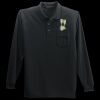 Long Sleeve Silk Touch Polo with Pocket Thumbnail