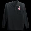Long Sleeve Silk Touch Polo with Pocket Thumbnail