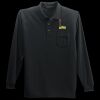 Long Sleeve Silk Touch Polo with Pocket Thumbnail