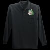 Long Sleeve Silk Touch Polo with Pocket Thumbnail