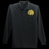 Long Sleeve Silk Touch Polo with Pocket Thumbnail
