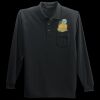 Long Sleeve Silk Touch Polo with Pocket Thumbnail