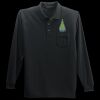 Long Sleeve Silk Touch Polo with Pocket Thumbnail