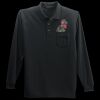 Long Sleeve Silk Touch Polo with Pocket Thumbnail