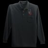 Long Sleeve Silk Touch Polo with Pocket Thumbnail