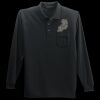 Long Sleeve Silk Touch Polo with Pocket Thumbnail