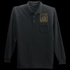 Long Sleeve Silk Touch Polo with Pocket Thumbnail