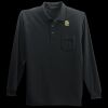 Long Sleeve Silk Touch Polo with Pocket Thumbnail