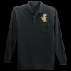 Long Sleeve Silk Touch Polo with Pocket Thumbnail