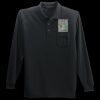 Long Sleeve Silk Touch Polo with Pocket Thumbnail