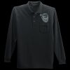 Long Sleeve Silk Touch Polo with Pocket Thumbnail