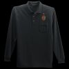 Long Sleeve Silk Touch Polo with Pocket Thumbnail