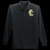 Long Sleeve Silk Touch Polo with Pocket Thumbnail