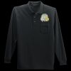 Long Sleeve Silk Touch Polo with Pocket Thumbnail