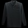 Long Sleeve Silk Touch Polo with Pocket Thumbnail