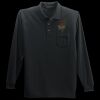 Long Sleeve Silk Touch Polo with Pocket Thumbnail
