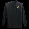 Long Sleeve Silk Touch Polo with Pocket Thumbnail