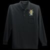Long Sleeve Silk Touch Polo with Pocket Thumbnail