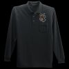 Long Sleeve Silk Touch Polo with Pocket Thumbnail